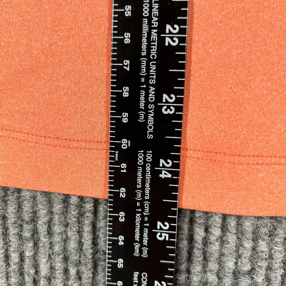 Nike Polo Shirt Womens Small Orange Sleeveless Outdoor Casual Golf Lightweight